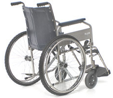 photo of a manual wheelchair