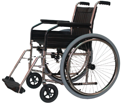 photo of a manual wheelchair