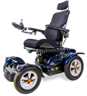 photo of a powered wheelchair