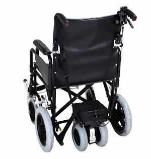 photo of a wheelchair with drive motor